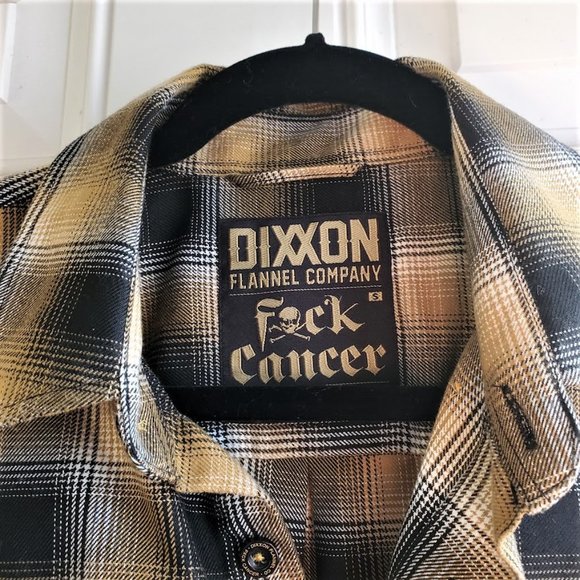 Dixxon Flannel F*CK CANCER Men's SMALL - Picture 3 of 7